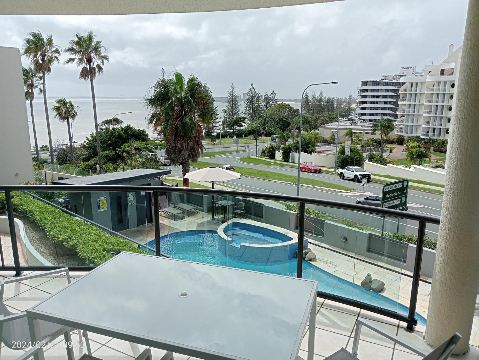 Alexandra On The Pacific Aparthotel Mooloolaba Exterior foto
